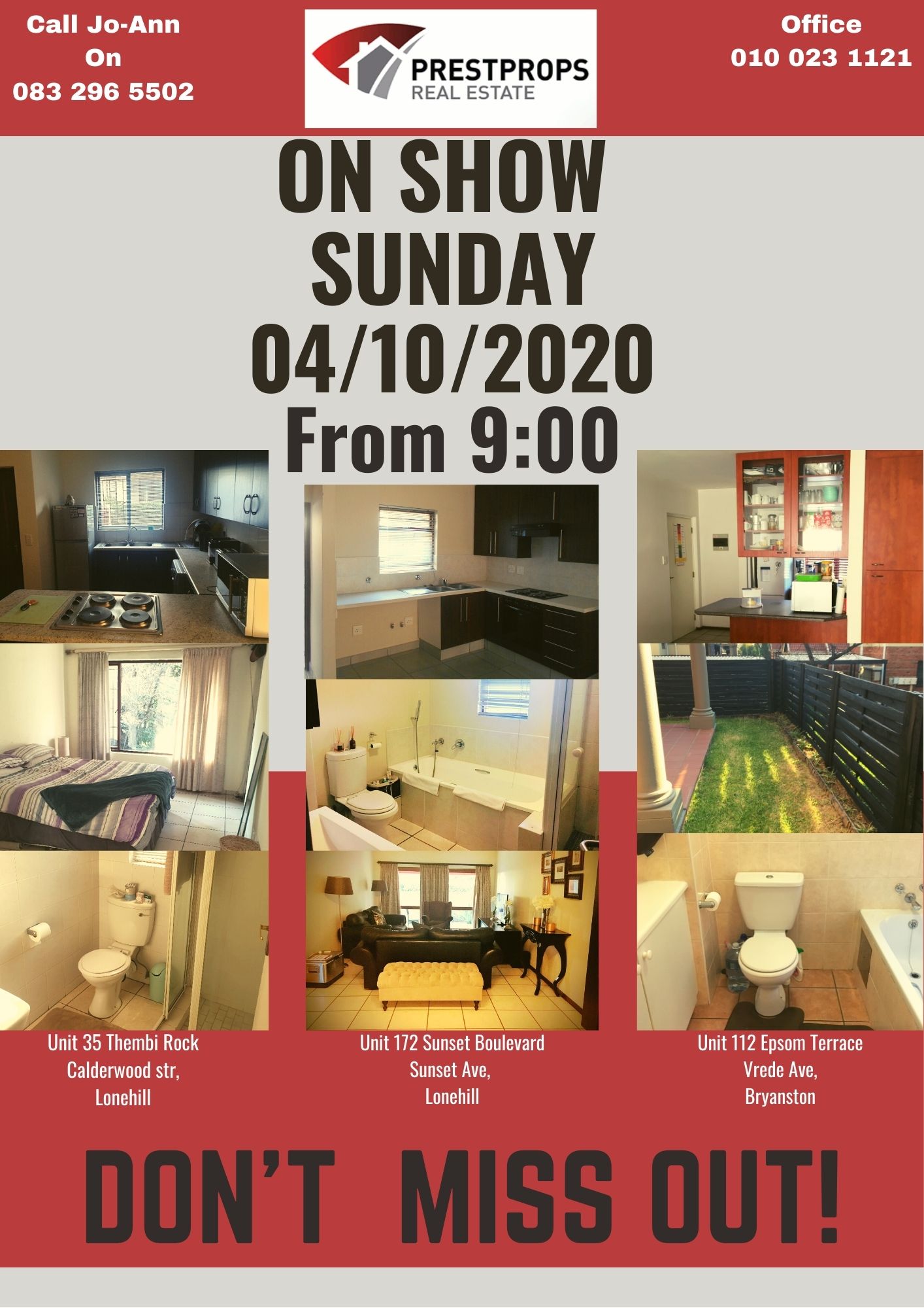 Multiple units on show Sunday 04/10/2020
DON'T MISS OUT!